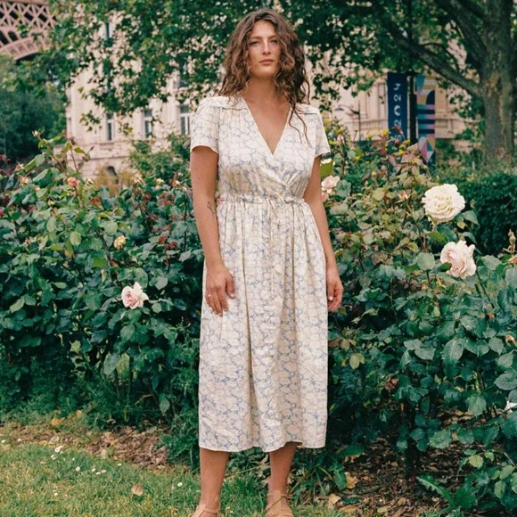 The Dawn Dress, Sky Chamomile xs - Picture 1 of 5